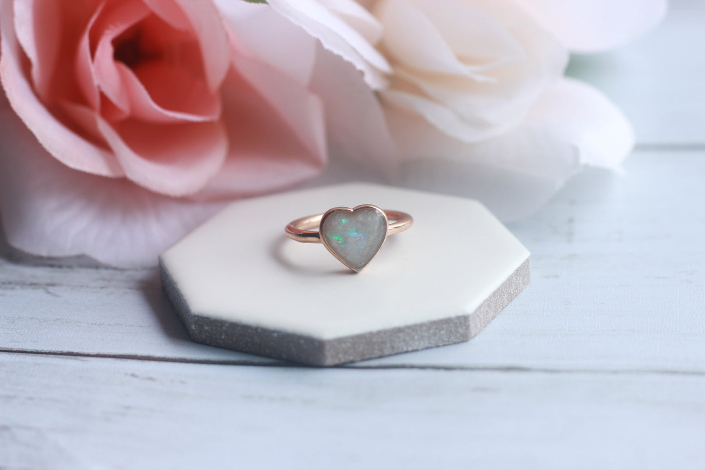 Stainless Steel Heart Ring
