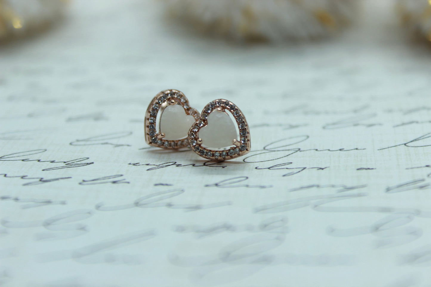 Heart earrings