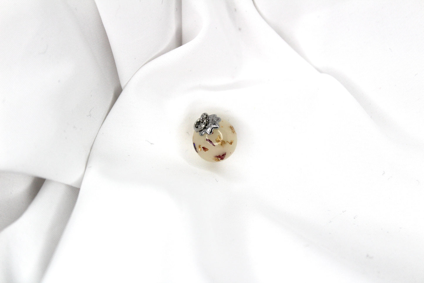 pearl stainless steel/ silver plated